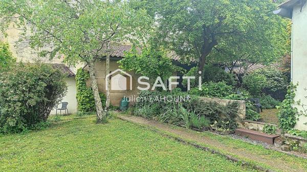 Maison de ville 4 chambres, garage et jardin