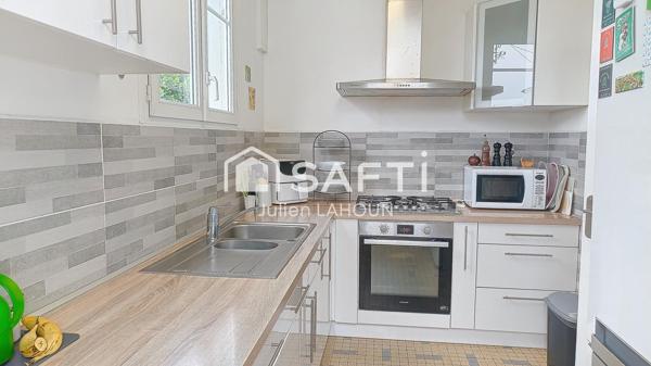 Maison de ville 4 chambres, garage et jardin