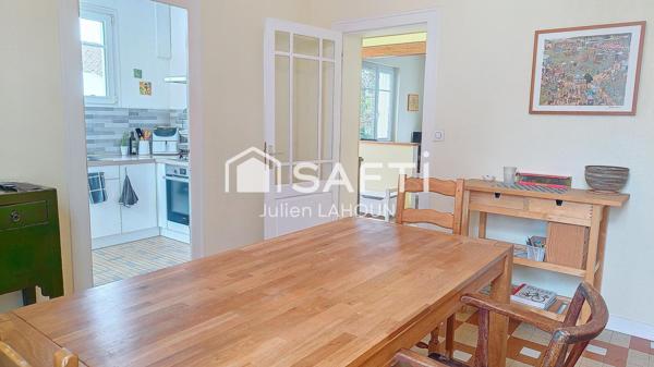 Maison de ville 4 chambres, garage et jardin