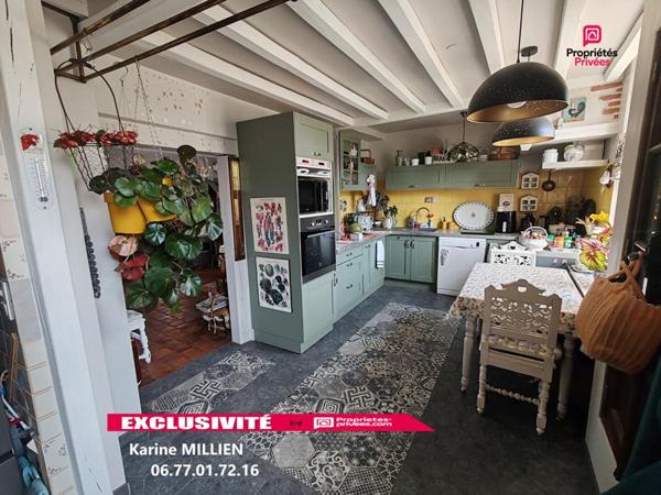 SENONCHES 28250 Maison individuelle rénovée - 2 chambres - Cave - Garage - Jardin - 159 000  HAI