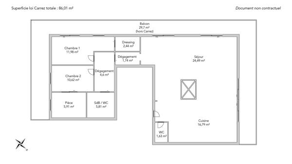 Appartement Paris 15e - SUFFREN / FÉDÉRATION