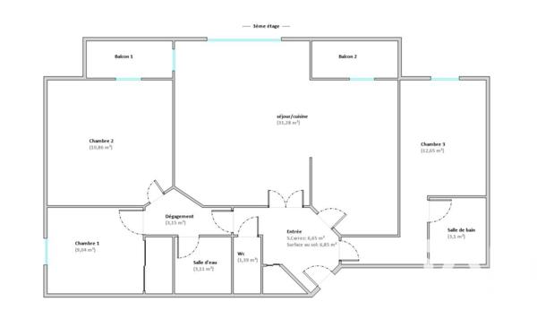 Appartement à vendre 5 pièces 81 m² Limeil-Brévannes