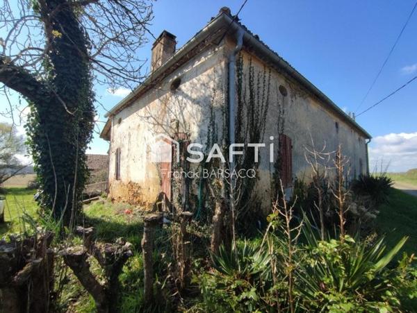 FERME A RESTAURER EN CAMPAGNE AVEC 2,5 hectares