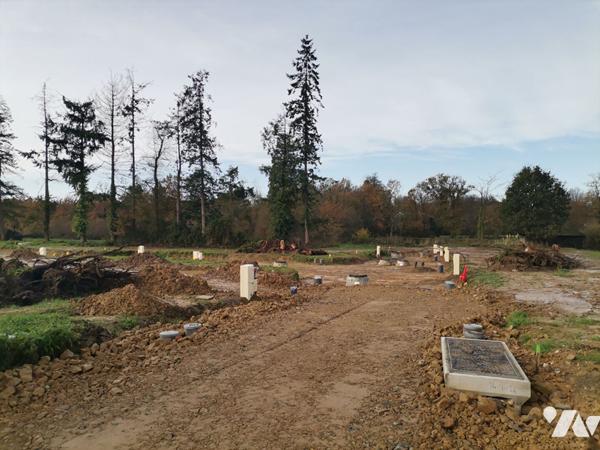 Co-EXCLUSIVITE - GEVEZE,  Rue de Rennes, en lotissement reste 6 terrains à bâtir de 311m² à 447 m²