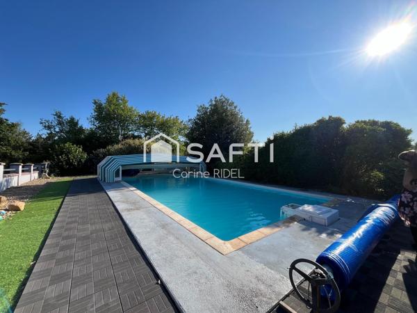 Belle propriété avec vie de plain pied et piscine
