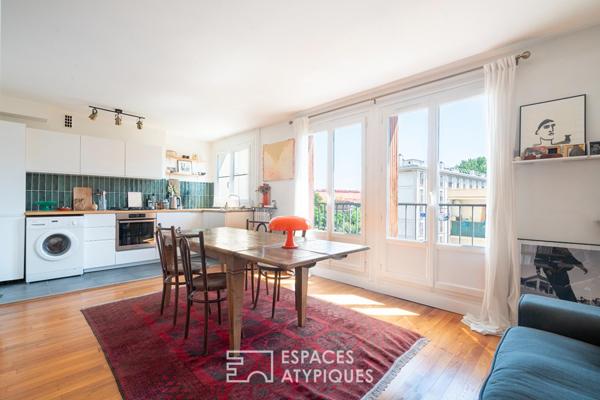 Appartement au pied du canal de l’Ourcq