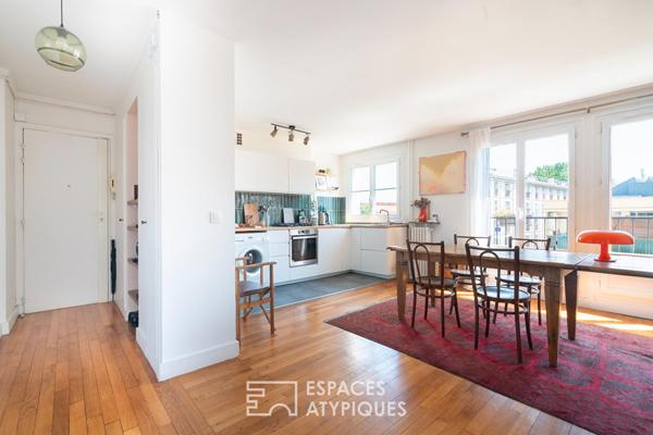Appartement au pied du canal de l’Ourcq