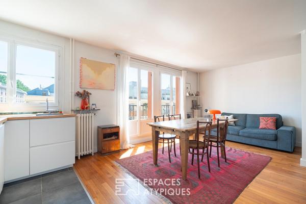 Appartement au pied du canal de l’Ourcq