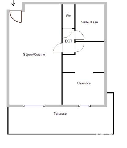 Appartement à vendre 2 pièces 43 m² Roquebrune-sur-Argens