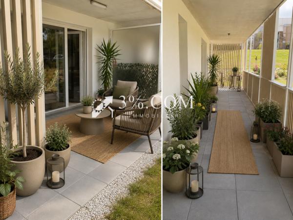 Appartement 3 pièce(s) 2 chambre(s) 60.43 m²