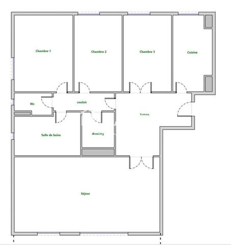 Versailles Montreuil idéalement situé 102 m2
