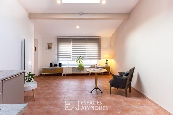 Maison familiale contemporaine avec piscine et studio indépendant