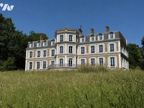 Propriété patrimoniale de 1 421 m² sur près de 16 hectares à 35 min de Paris.