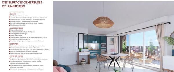 Appartement Angers T3 avec balcon de 10m²