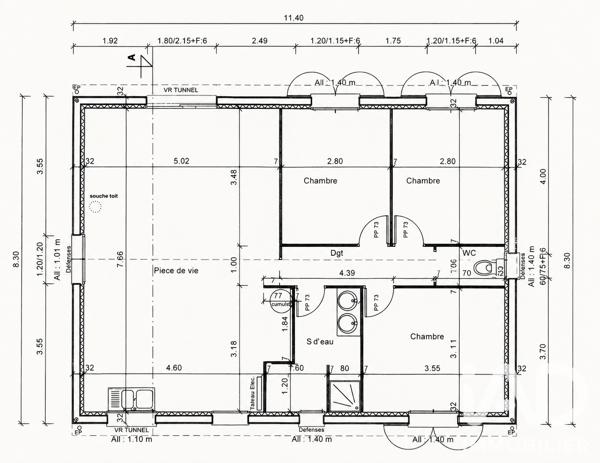 Maison à vendre 5 pièces 86 m² Saint-Seurin-sur-l'Isle