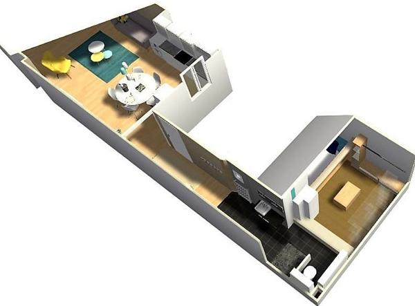 Appartement à vendre |  Bordeaux |  1 pièce | 34 m²