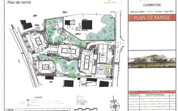 Appartement à vendre    4 pièces • 97 m2 Capbreton