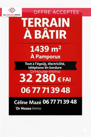 Terrain à vendre de 1 439 m²