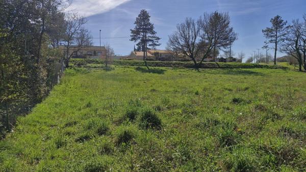 Terrain constructible de 954 m² viabilisé