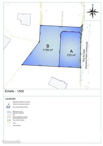 Terrain à vendre 1 139 m² Monterblanc