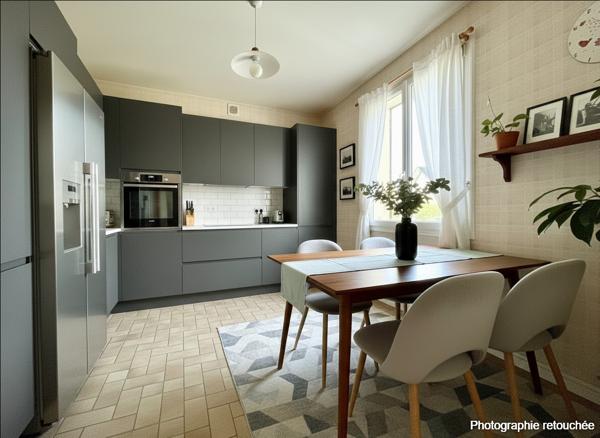 Maison Le Mans quartier Le Villaret, 3 chambres, sous sol  total et garage