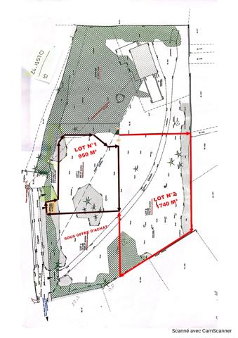 Terrain - 950 m² Exclusivité efficity