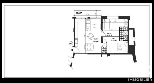 Appartement (prestige) à vendre 3 pièces 65 m² La Plagne Tarentaise