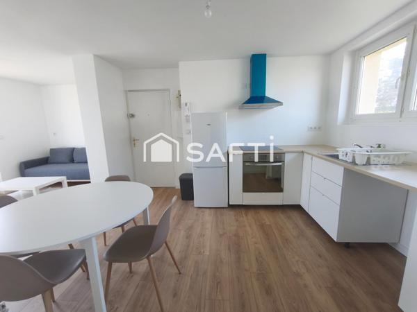 Appartement T2 entièrement rénové avec garage