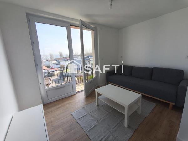 Appartement T2 entièrement rénové avec garage