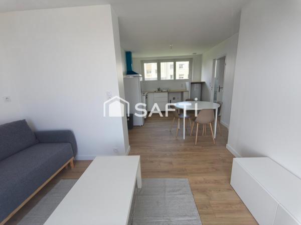 Appartement T2 entièrement rénové avec garage