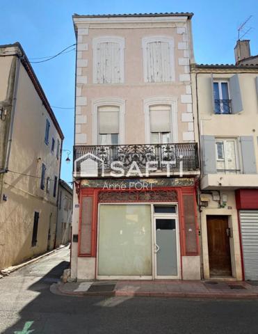 Immeuble avec maison de ville et local commercial en RDC – Villeneuve-sur-Lot