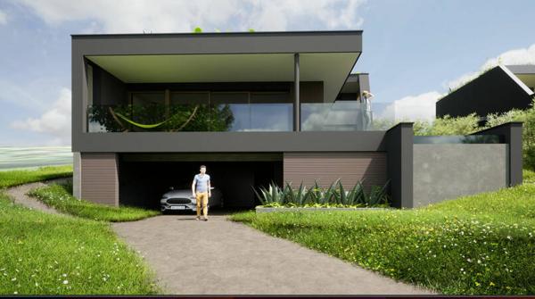 VILLA INDIVIDUELLE NEUVE - PUGNY CHATENOD - VUE LAC