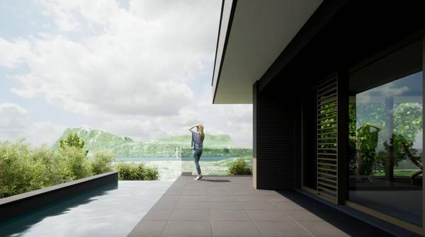 VILLA INDIVIDUELLE NEUVE - PUGNY CHATENOD - VUE LAC