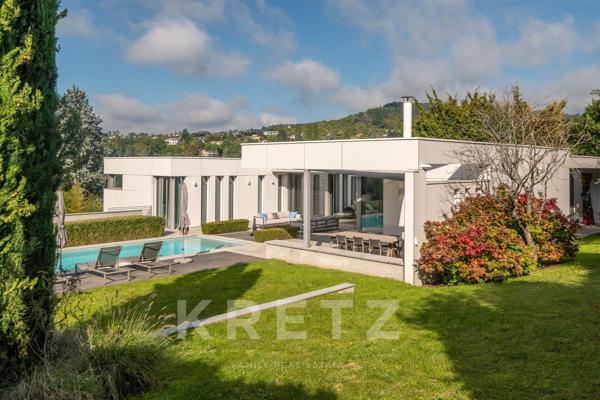 SAINT-CYR-AU-MONT-D’OR – VILLA D’ARCHITECTE CONTEMPORAINE – 293 M² – 4 CHAMBRES – PISCINE