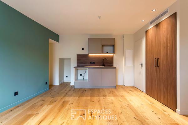 Appartement T2 rénové en bord de Saône