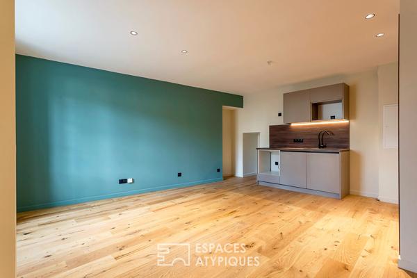 Appartement T2 rénové en bord de Saône