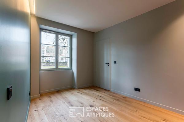 Appartement T2 rénové en bord de Saône