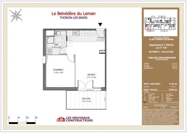 T2 NEUF –  74200 THONON LES BAINS