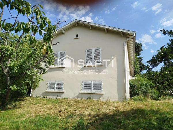 Charme et volume : maison 191m2 sur terrain 2480m2
