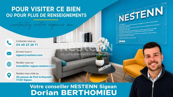 Port-la-Nouvelle ? Appartement T2 de 36 m² avec terrasse