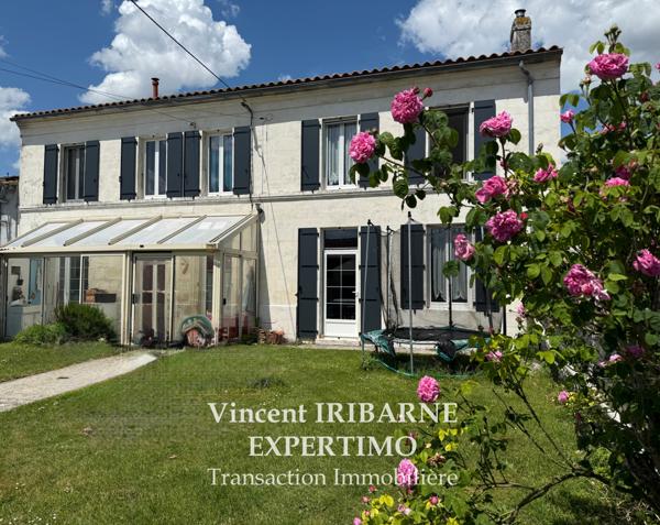 Saintes (17100) Maison Saintongeaise, 3 Chambres et jardin