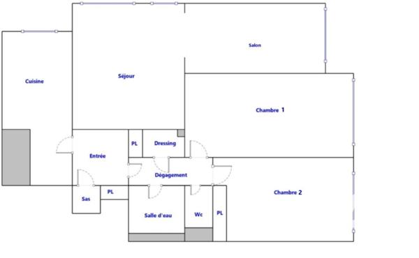 Appartement à vendre 4 pièces 81 m² Massy