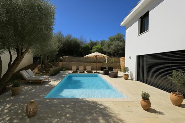 Chateau gombert (13013) MAISON CONTEMPORAINE DE 2021 - GARANTIE DECENNALE - PISCINE - PRESTATIONS HAUT DE GAMME