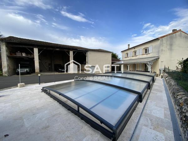 Maison familiale avec piscine récente cadre paisible sans vis à vis