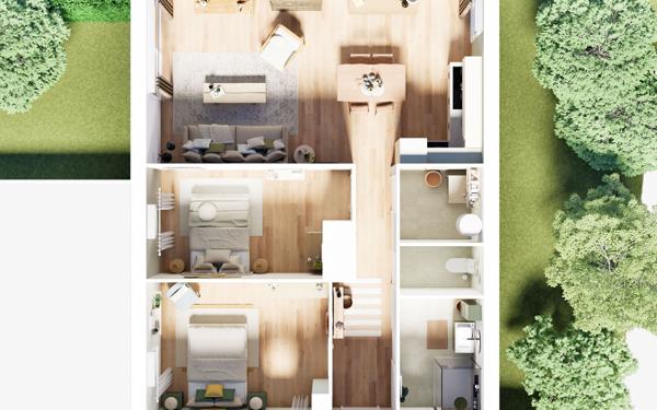 Maison à vendre    3 pièces • 62,68 m2 Royan