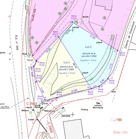 Terrain à vendre 717 m² Saint-Sauveur