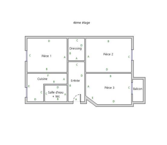 Appartement à vendre 3 pièces 49,21 m² Saint-Denis