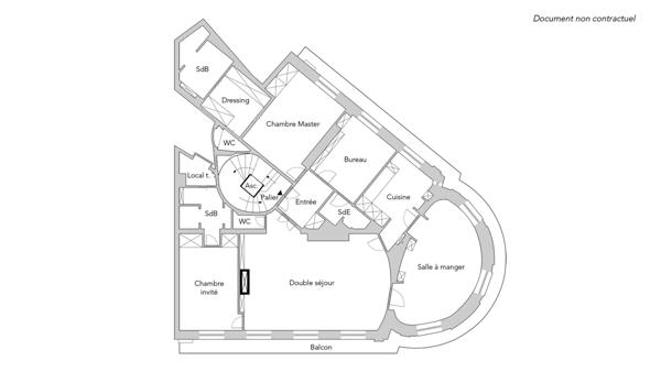 Appartement Paris 6e - CARREFOUR DE LA CROIX-ROUGE