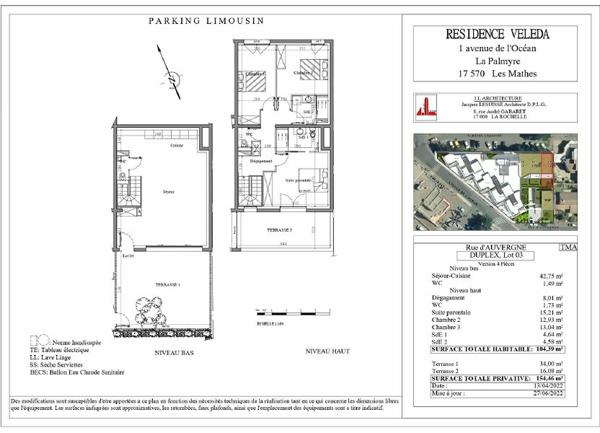 Maison à vendre    4 pièces • 104,39 m2 Les Mathes