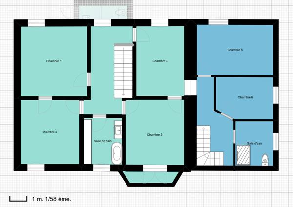 Grande maison 8 p. 218 m² + grange 140 m² sur 30 ares arborés